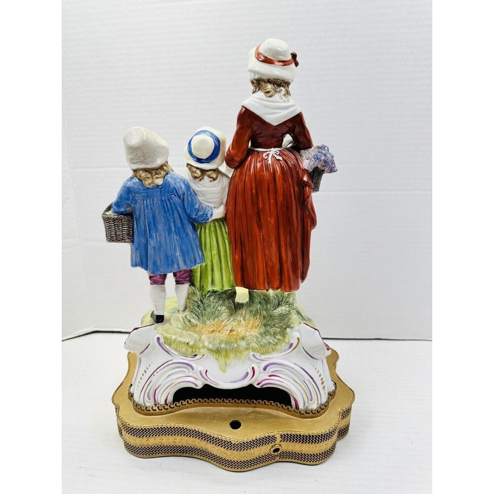 Large Antique Dresden Carl Thieme "Yardley's Old English Lavender" Figurine GUC - Picture 7 of 16